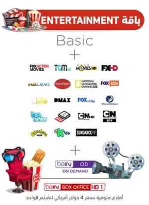 الباقة الترفيهية Entertainment اشتراك سنة